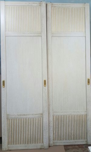 Двери для шкафа купе с фрезеровкой Омск